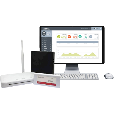 EDIMAX Smart Retail IoT ESL Solution EL-2000 series/EL-2029ZN/EL-2056ZN/Cloud System