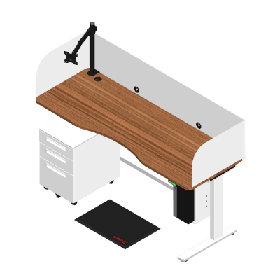 SMART Power Adjustable Desk CPET72XDBJ1X / XHOET62XDB11 / CPET