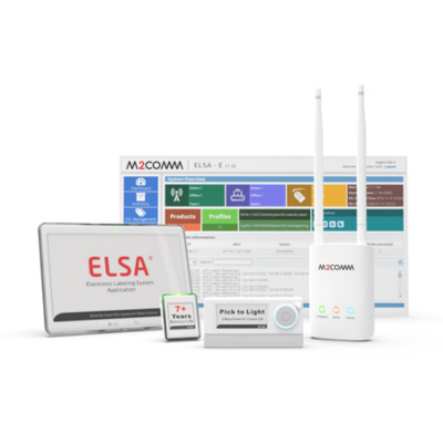 M2COMM ELSA Smart e-Label ES16 / ES75 / PL22 / Base Station