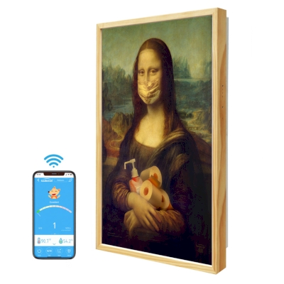SAUBERAIR Picture Frame, Wall Type, Air Purifier FLAT-BT+/FLAT+/FLAT-LITE