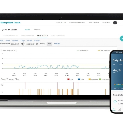 Wellell SleepWell - Cloud-based Patient Management System