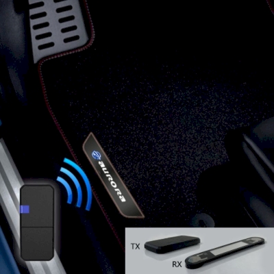 Zealio EV Car -specific carpet LED LOGO Badge