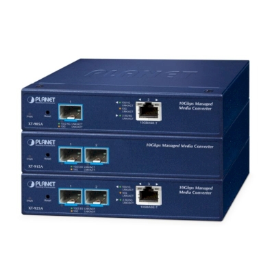 PLANET Enterprise-grade 10G Managed Media Converter Series XT-925A