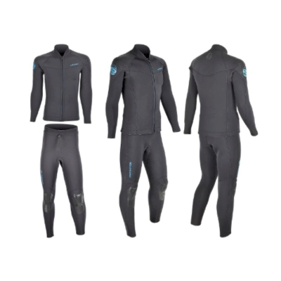 Aropec Premium Super-Stretch 2-piece Wetsuit DS-7B39M-3mmES-BK-Pant